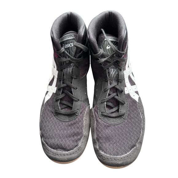 ASICS Matflex 7 Wrestling Shoes Men 10.5 Black Synthetic Performance 1081A051 - Picture 5 of 9